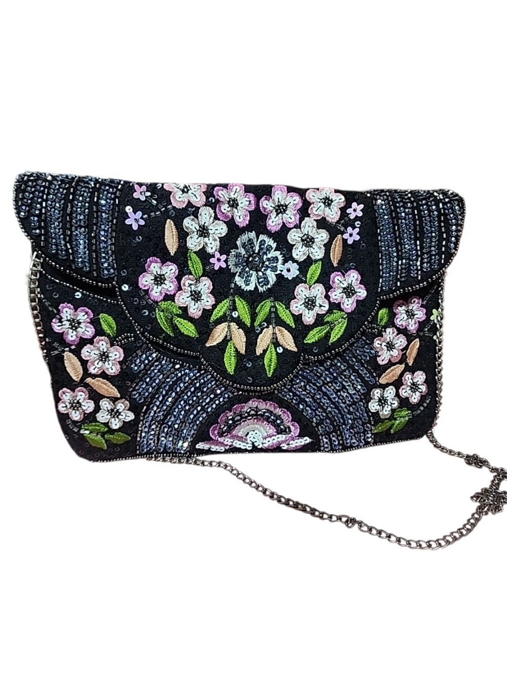 Clements Ribeiro Beaded Crossbody Bag - Picture 2 of 5